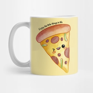 Enjoy The Little Things In Life - Pizza Mug